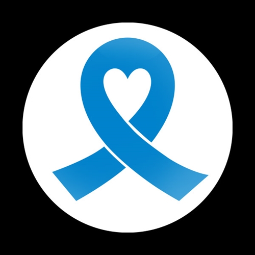 Magnetic Car Grille Dome Badge-BLUE RIBBON