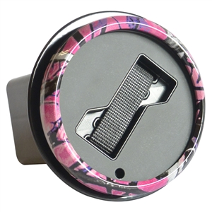 Hitch Cover Badge Holder - Pink Camo