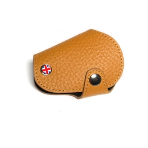 MINI Cooper Countryman R55,R56,R57,R58,R59,R60,R61 Leather & Microfiber Key Fob Cover Tan