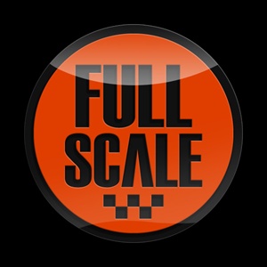 Magnetic Car Grille 3D Acrylic Badge-Full Scale Orange