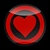 3D HEART RED