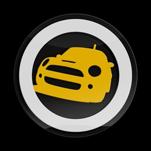 Magnetic Car Grille 3D Acrylic Badge-MINI Yellow