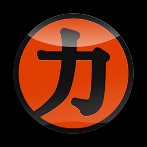 Magnetic Car Grille 3D Acrylic Badge-Power Orange Chinese