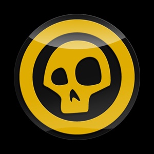 Magnetic Car Grille 3D Acrylic Badge-Skull 01