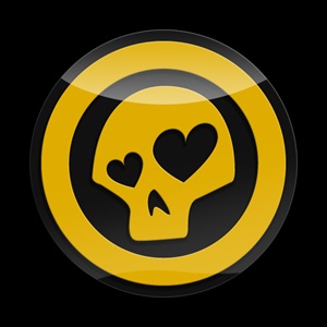 Magnetic Car Grille 3D Acrylic Badge-Skull 02