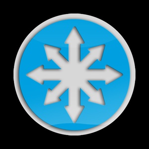 Magnetic Car Grille 3D Acrylic Badge-Snow Flake