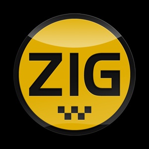 Magnetic Car Grille 3D Acrylic Badge-Zig Yellow