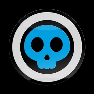Magnetic Car Grille 3D Acrylic Badge-Skull 03
