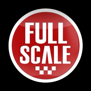 Magnetic Car Grille 3D Acrylic Badge-Full Scale Red