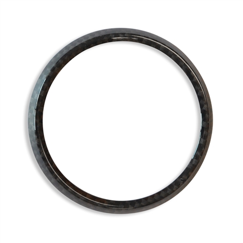 Magnetic Grill Badge Holder Trim Ring Carbon Fiber